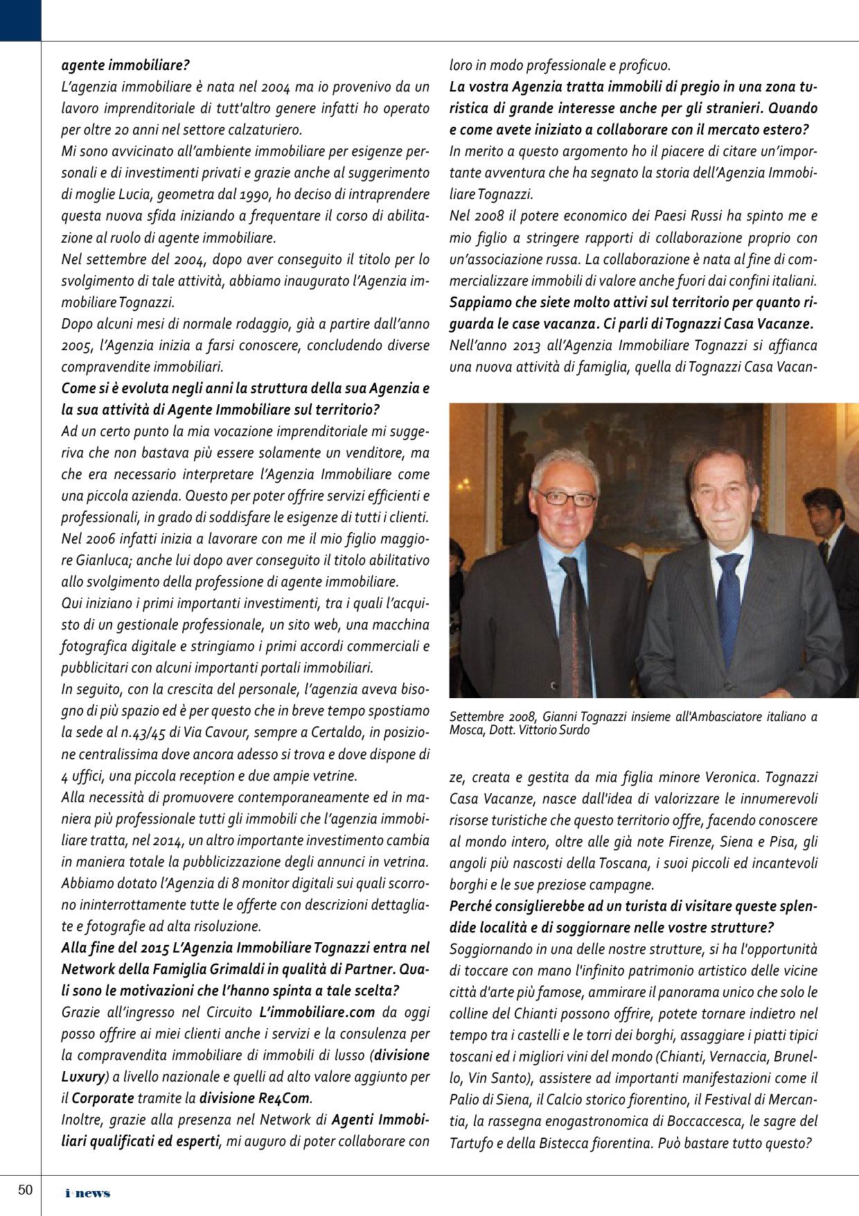 Agenzia Immobiliare Tognazzi partner of L'immobiliare.com